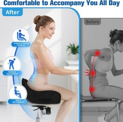 Cushion Lab Patented Pressure Relief Seat Cushion for Long Sitting Hours