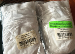NEW Sealed~Sir DIGNITY~Pack 2 Briefs~Sanitary Pouch~CoTTon Washable Protect~sz L