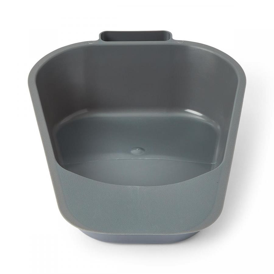 Medline Fracture Bedpans, Graphite, Plastic, 250 Lb. Capacity, 24 Ct, DYNC8522