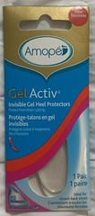 Amope® GelActiv Invisible Gel Heel Protectors (Lot Of 4 Packs – 1 Pair Per Pack)