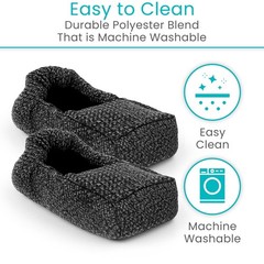 Vive Walker Ski Glide Covers (4 Pack) – Handicapped Accesories for Gray