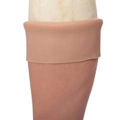 Highly Simulated Skin Artificial Silicone Prosthesis Foot Sleeve Leg Cover Scars