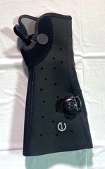 Exos Short Arm Fracture Brace w/ Open Thumb, Right Black XL