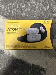 Audien ATOM PRO 2 Wireless Rechargeable OTC Hearing Aids