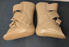 Pair Leather Brace Orthosis Orthopedic Boot By Redline PLS Made In USA