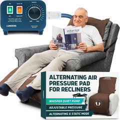 Alternating Air Pressure Pad for Recliner Chair – Pressure Relief Cushion Topper