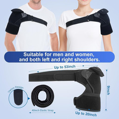 Cordless Shoulder Heating Pad, Heated Shoulder Brace for Rotator Cuff Frozen, 3
