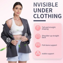 Shoulder Lumbar Lower Back Posture Support Brace Corrector Adjustable Unisex