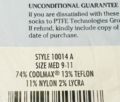 RX Comfort Socks For Sensitive Skin Extra Wide Top White Size Medium (9-11) NEW