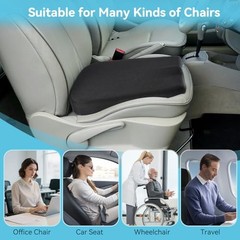 Car Seat Cushion for Driving, Office Chair Cushions with Removable Cover, Non