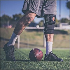 DonJoy Performance BIONIC FULLSTOP ACL Knee Brace, Medium Medium, Black