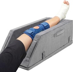 Leg Elevation Pillows for After Surgery, Ergonomic Keeps Knee Straight, Adjus…