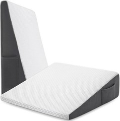 Cozymaker 7.5″ Bed Wedge Pillow for Sleeping After Surgery, Back Support, Leg