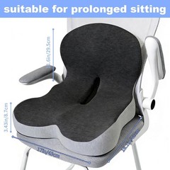 Durable Ergonomic Seat Cushion for Pain Relief – Perfect for Office or Travel
