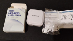 Hearing Aid OTC Digital Elderly Deaf Amplifier BTE Behind Ear, 1 Unit (Grey)