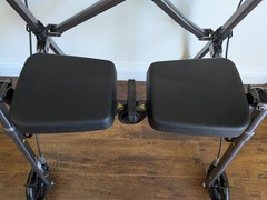 Stander 4250-BW Folding Rollator Walker Seat Black Walnut Lightweight
