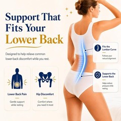 Comfortable Back Pain Relief Pillow with Removable Cover – Perfect for Sleepers