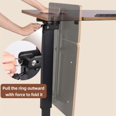 Overbed Bedside Table with Wheels for Home Nursing Home Assisted Living Hospital