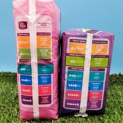 (2) Poise Pads 30 (Regular Length -Light) & Liners 44 (Long Length -Very Light)