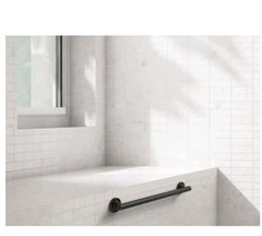 Allen+Roth Townley 24″ Oil Rubbed Bronze Wall Mount ADA Compliant Grab Bar 500lb