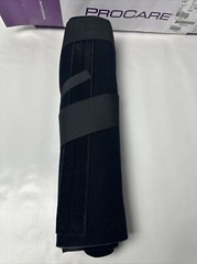 ProCare Quick-Fit 20 Inch Knee Support Wrap Hook and Loop Fastener Black