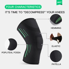 Sport Knee Support Brace Best No-Slip Knee Braces for Knee Pain Relief Women Men