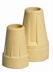 Carex Crutch Tips Extra Large with Metal Reinforced Base Skid-Resistant 1 Pair