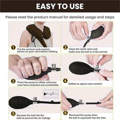 Neck Stretcher for Pain Relief & Cervical Traction – Massager & Relaxer
