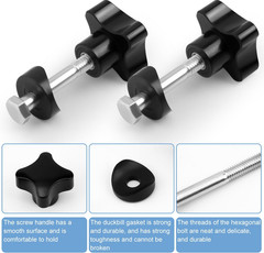 2 Sets Rollator Walker Replacement Arm Adjustment Knobs Comfortable Universal Pa