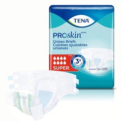 TENA ProSkin Unisex Adult Diapers, Super Absorbency, Large, 56 Count