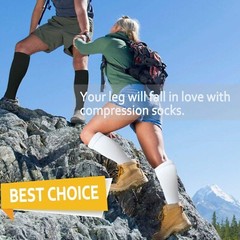 Graduated Copper Compression Socks for Men & Women Circulation 8 Pairs 15-20m…