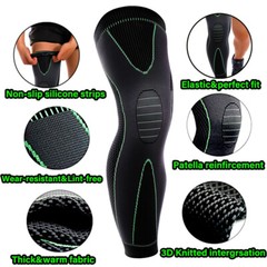 Knee Leg Brace Thigh High Compression Sleeve Socks Support Pain Relief Full Legs