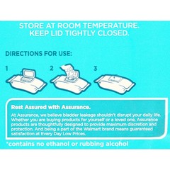 Assurance 192 Count XL Washcloths – Premium Disposable Pre-Moistened for Adults