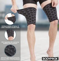 BODYPROX Thigh Compression Sleeve(1 Pair), Hamstring Compression Sleeve