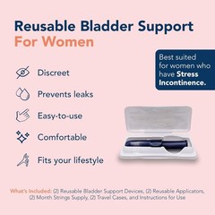 Revive Bladder Support Pessary for Women | Reusable Vaginal 1 Pack, White