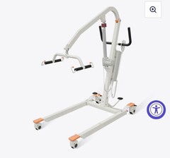 Upgrade Foldable Electric Patient Lift, Medical Transfer, 440LBS, AY02
