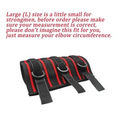 Adjustable Elbow Sleeve, 1 Pair Strong Elebow Support Brace Compression Power…