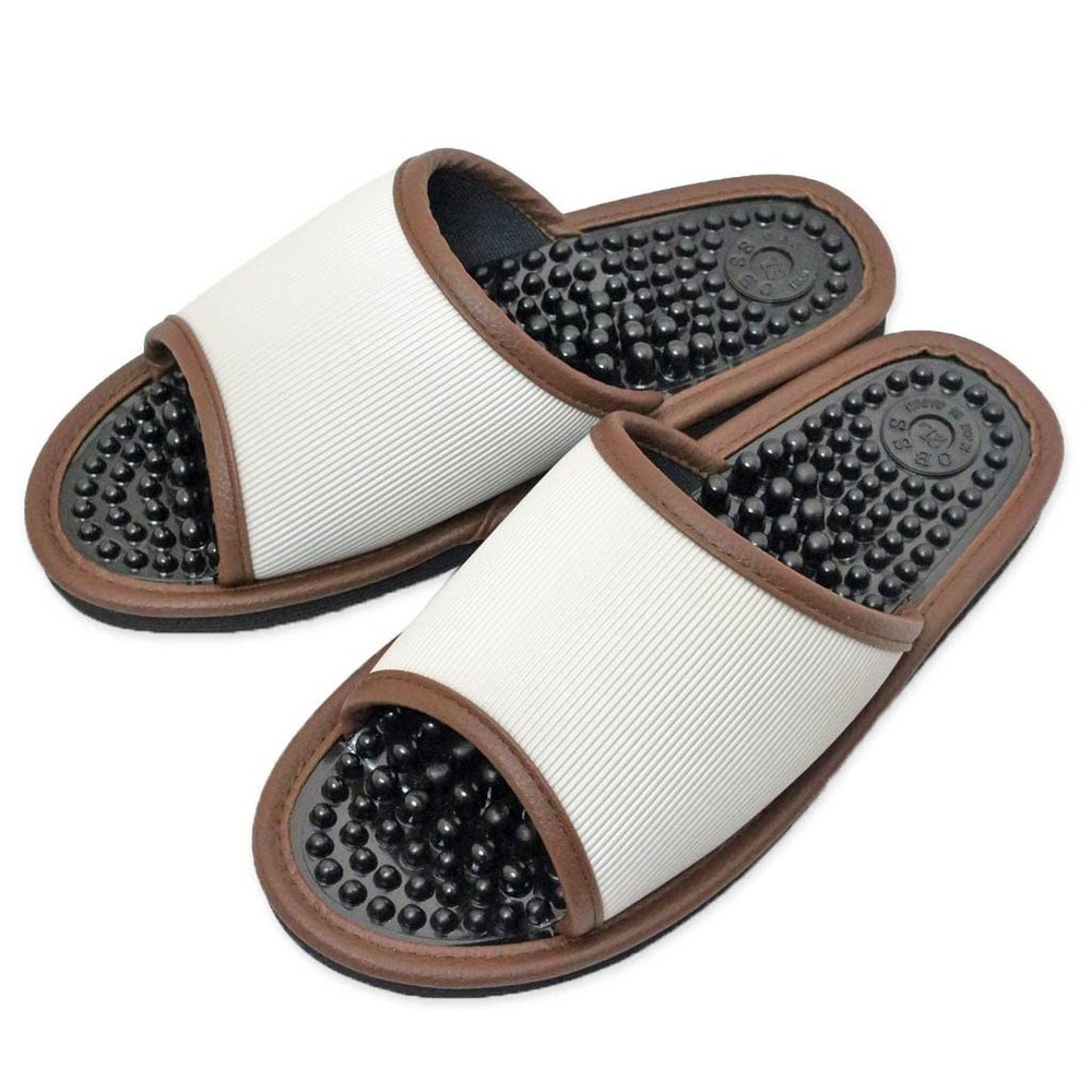 Haki-Haki Health Sandals: Leyure Foot Reflexology 2L Size Gray
