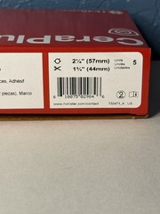1 Box of 5 Hollister CeraPlus 11203 2-piece Ostomy Skin Barriers 2 1/4″ EXP 2030