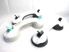 Home Care 12 inch Suction Balance Assist Bathroom Safety Hand Grip 3