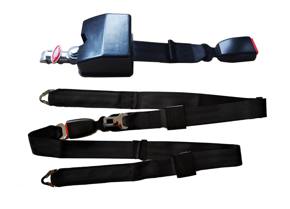 Wheelchair Tie Down,Combination Lap and Shoulder Belt with Automatic Retractor