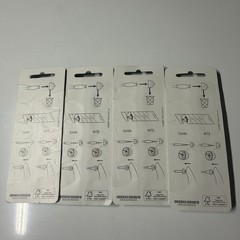 Oticon miniFit OpenBass 8mm Hearing Aid Domes 4 Packs Genuine NEW