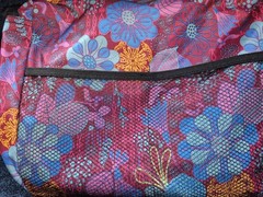 Vive Wheelchair Walker Bag Colorful Floral Machine Washable Water Resistant NWT