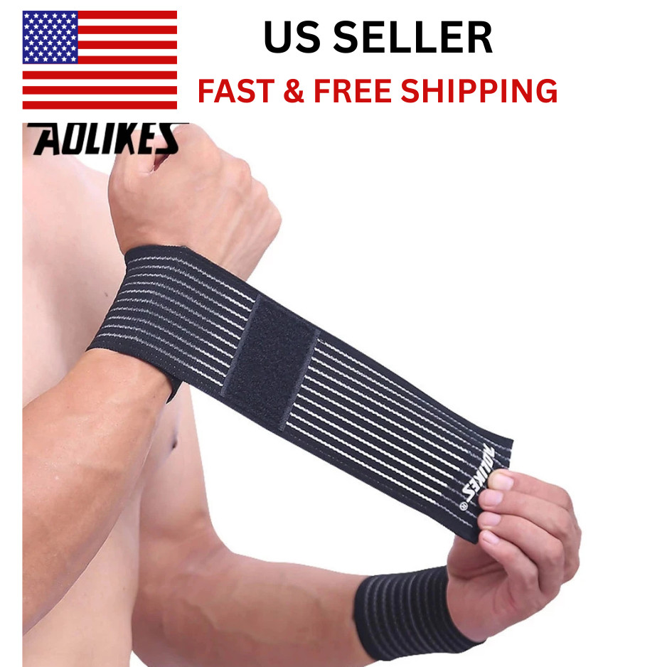 Wrist Strap Wrap Support Gym Elastic Bandage Hand Brace H-3 Adjustable Support