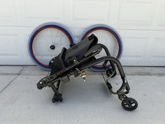 Ki Mobility Rogue Rigid wheelchair OFF ROAD WHEELS.