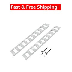Heavy Duty Straight Ramps – Rustproof Aluminum, 1,250 lb Capacity for Equipment
