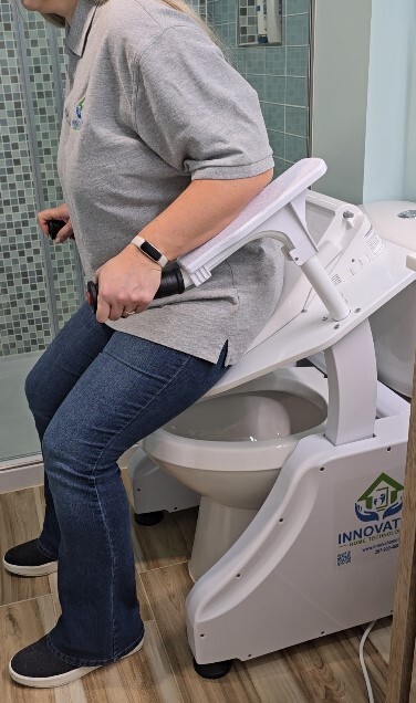 LuxeLift Bidet Powered Toilet Lift Seat Riser Elderly Disabled Seniors HSA/FSA