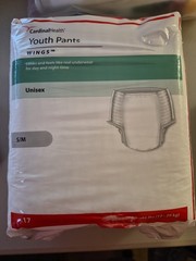 Cardinal Health Youth Pants Unisex Small/Medium Size 38-65 lbs 17 Pack Wings