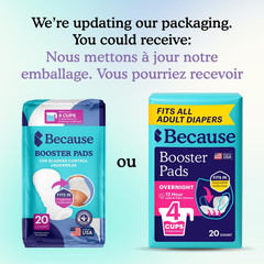 Because Overnight Booster Pads Fit All Adult Diapers, Helps Keep Your Adult Diap