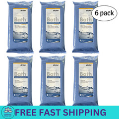Stryker Sage Essential Bath Cleansing Washcloths – 6 Packages, 48 Cloths Total